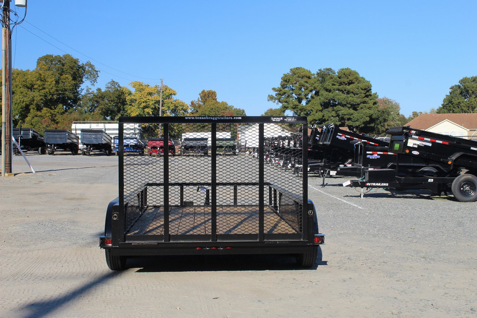 New 2025 TEXAS BRAGG TRAILERS 12LD 5K w/ Gate Utility Trailer