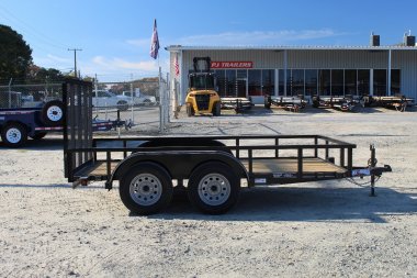 New 2025 TEXAS BRAGG TRAILERS 12LD 5K w/ Gate Utility Trailer
