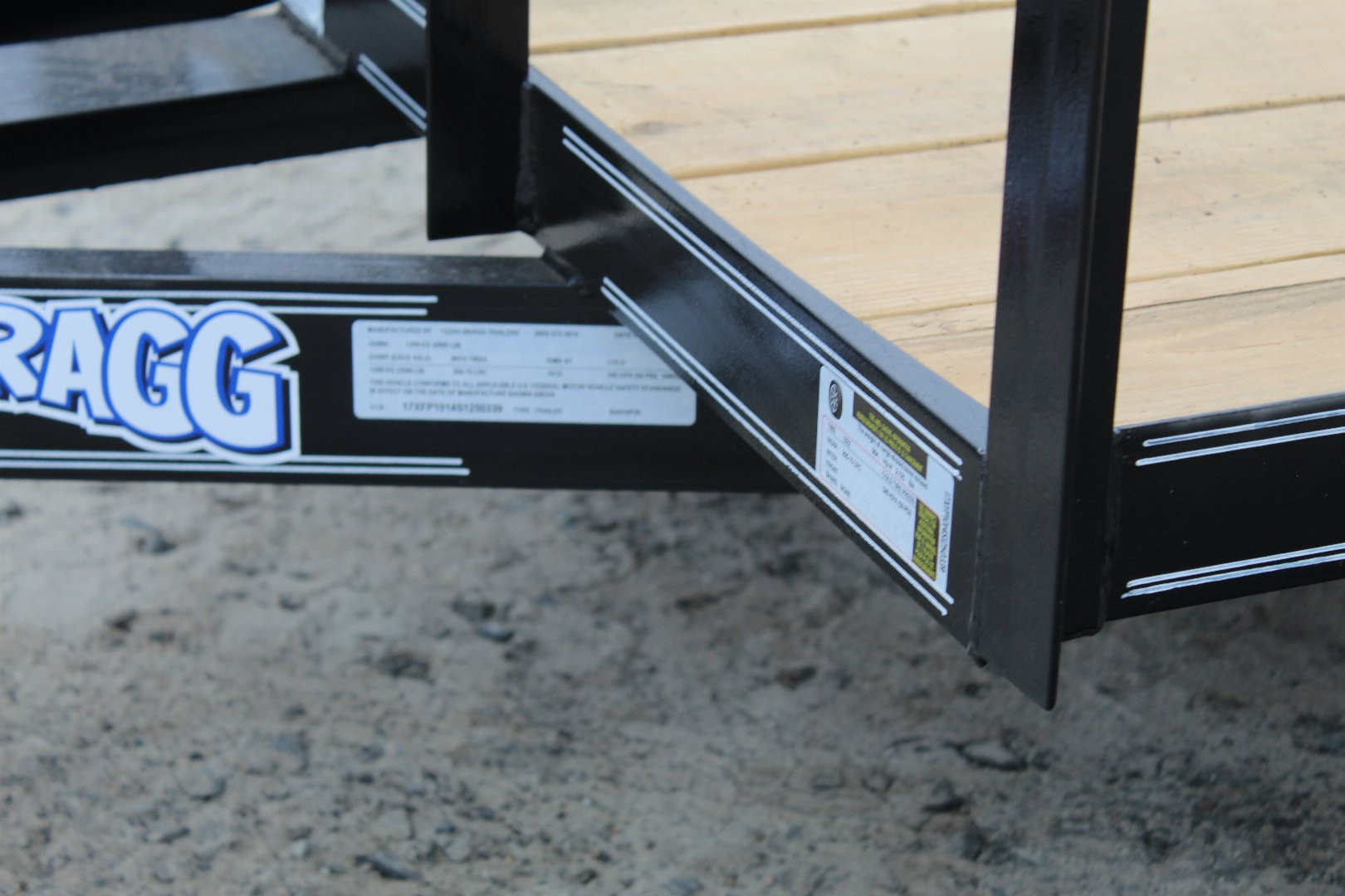 New 2025 TEXAS BRAGG TRAILERS 12LD 5K w/ Gate Utility Trailer