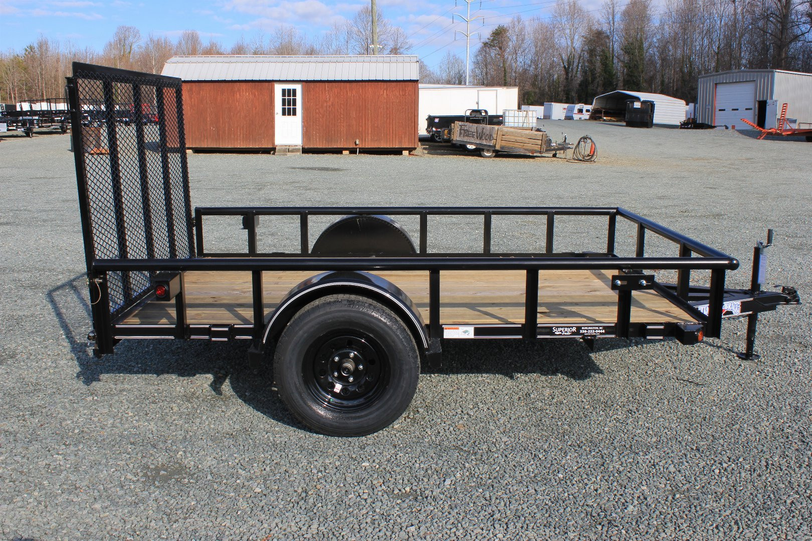 New 2025 TEXAS BRAGG TRAILERS 6x12P w/ Gate Utility Trailer