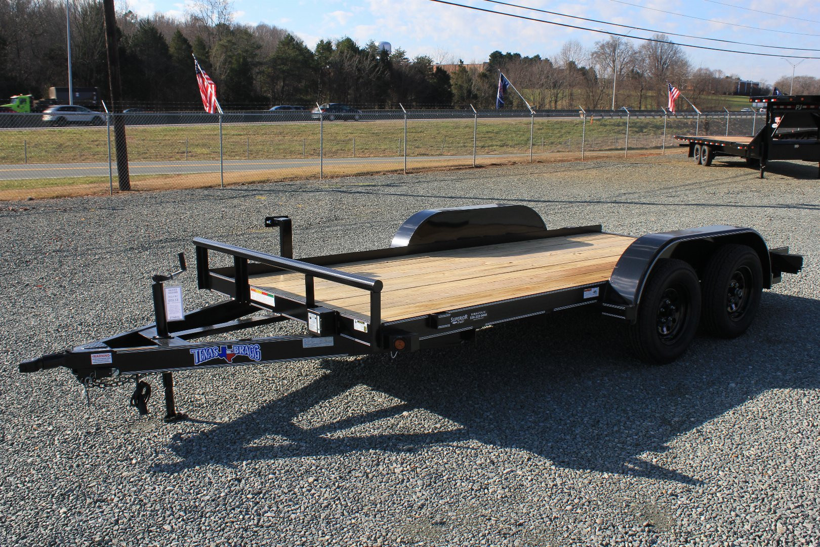 New 2025 TEXAS BRAGG TRAILERS 14 LCH Car / Racing Trailer w/ Welded D Rings