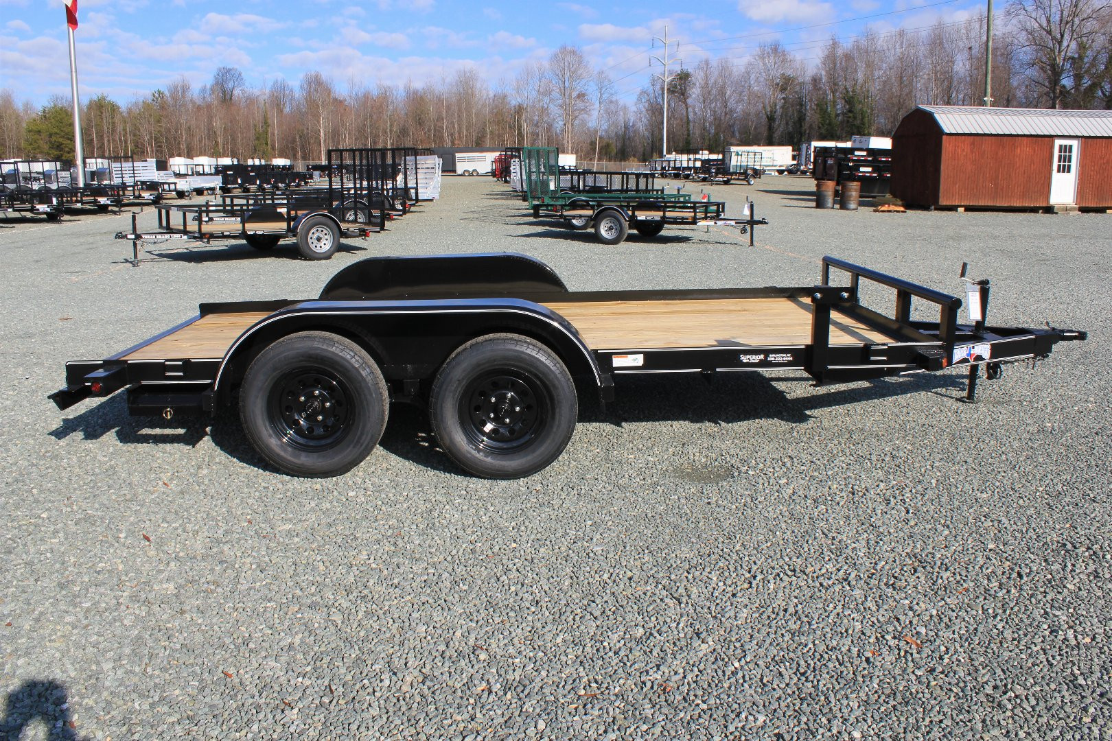 New 2025 TEXAS BRAGG TRAILERS 14 LCH Car / Racing Trailer w/ Welded D Rings