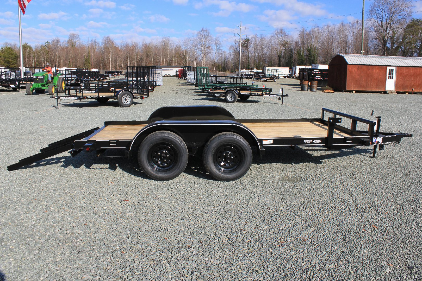 New 2025 TEXAS BRAGG TRAILERS 14 LCH Car / Racing Trailer w/ Welded D Rings