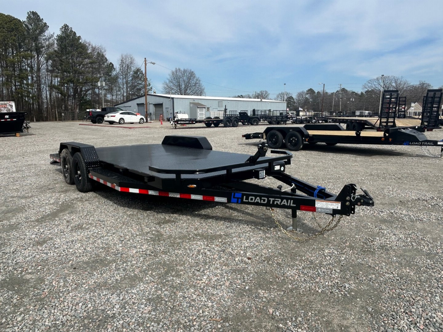 New 2025 Load Trail 18' 10K Car Hauler w/ Slide in Ramps