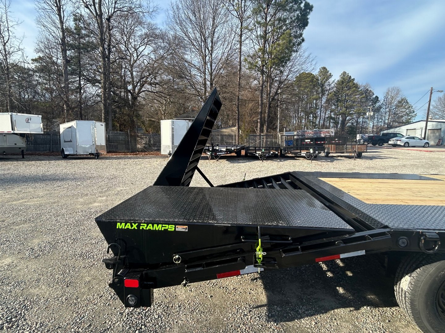 New 2025 Load Trail 24' 14K Deckover Trailer w/ Flip Over Ramps