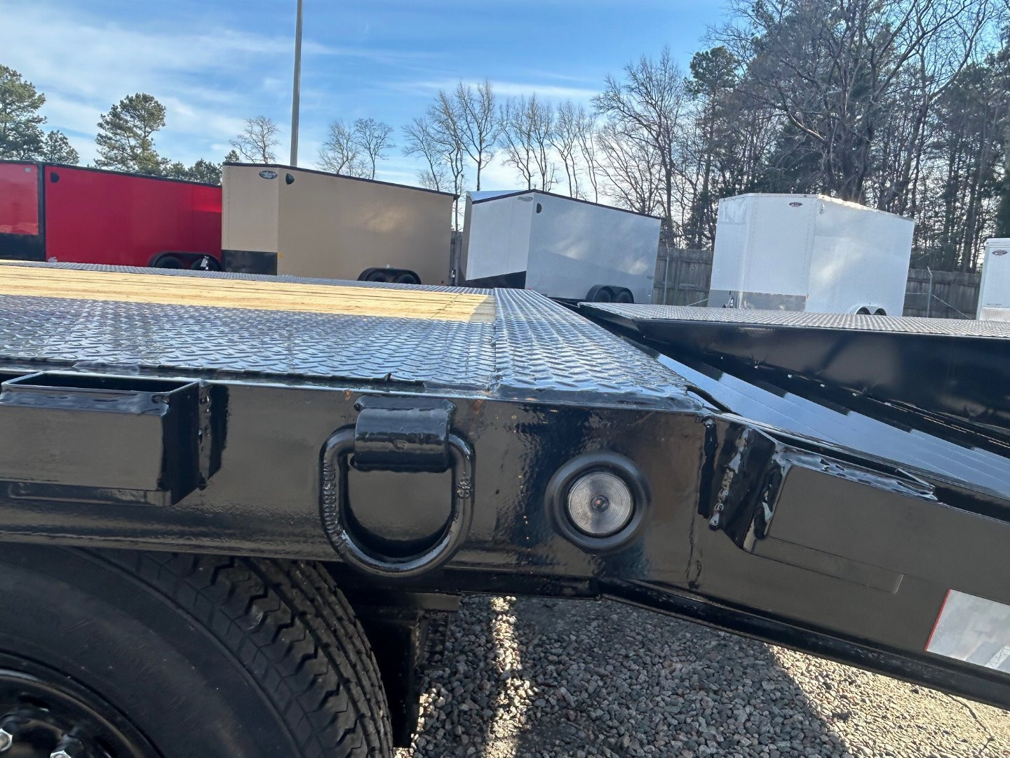 New 2025 Load Trail 24' 14K Deckover Trailer w/ Flip Over Ramps