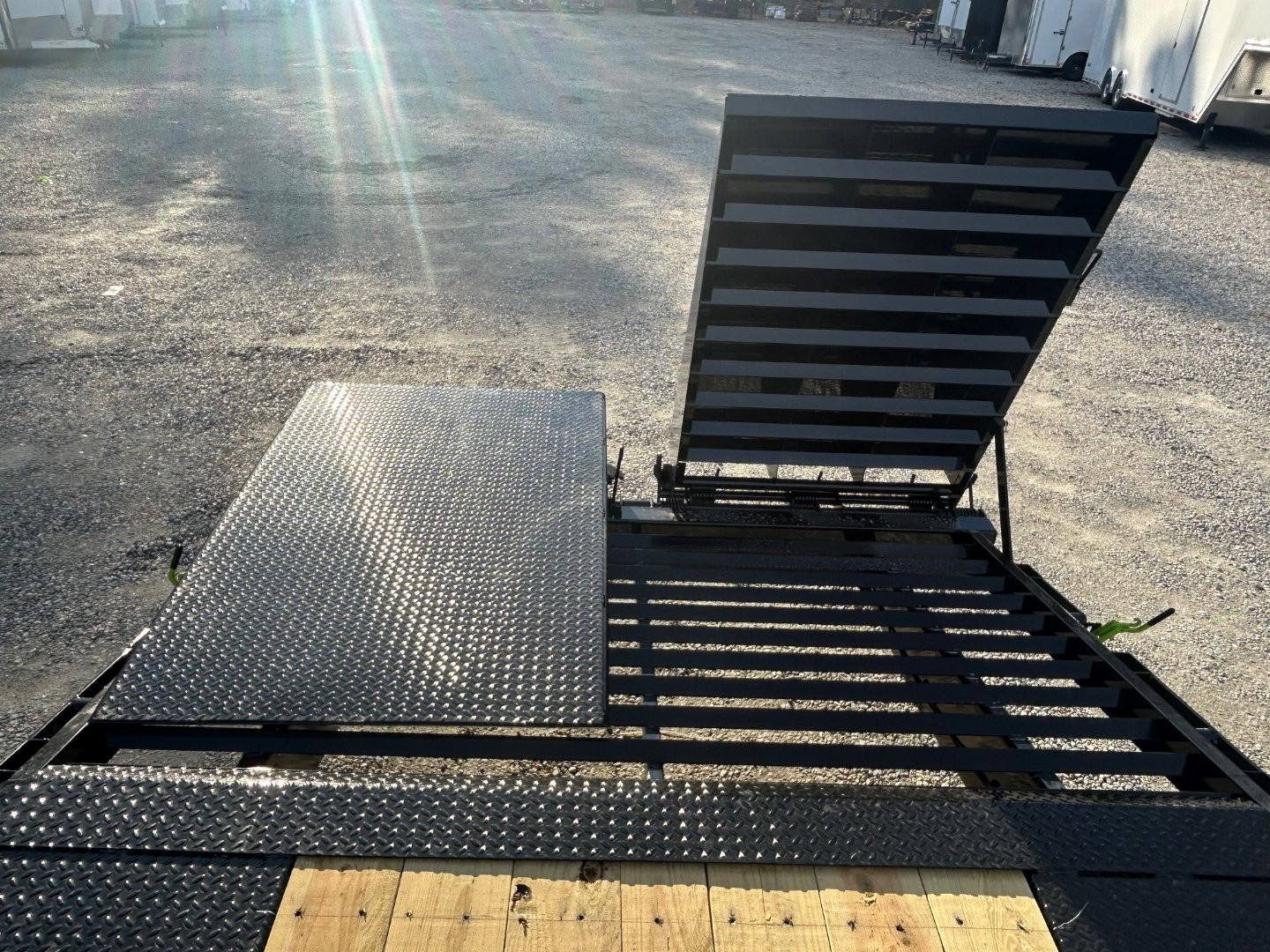 New 2025 Load Trail 24' 14K Deckover Trailer w/ Flip Over Ramps