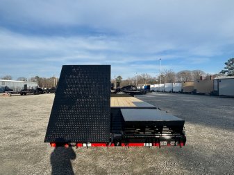 New 2025 Load Trail 24' 14K Deckover Trailer w/ Flip Over Ramps