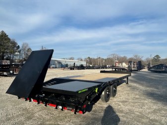 New 2025 Load Trail 24' 14K Deckover Trailer w/ Flip Over Ramps
