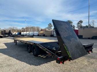 New 2025 Load Trail 24' 14K Deckover Trailer w/ Flip Over Ramps