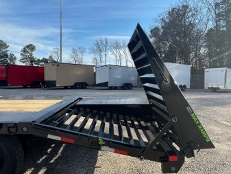 New 2025 Load Trail 24' 14K Deckover Trailer w/ Flip Over Ramps
