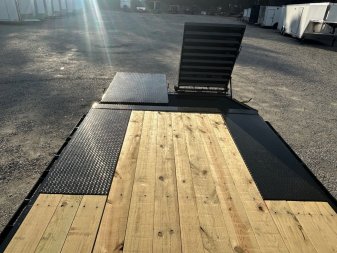 New 2025 Load Trail 24' 14K Deckover Trailer w/ Flip Over Ramps