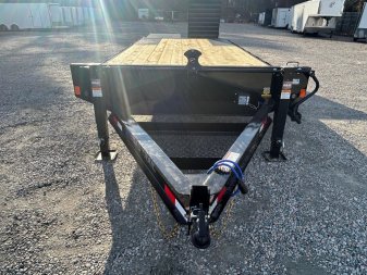 New 2025 Load Trail 24' 14K Deckover Trailer w/ Flip Over Ramps