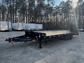 New 2025 Load Trail 24' 14K Deckover Trailer w/ Flip Over Ramps