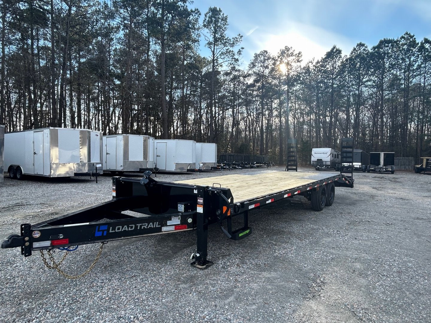 New 2025 Load Trail PS 26' 16K Deckover Trailer w/ Fold Up Ramps