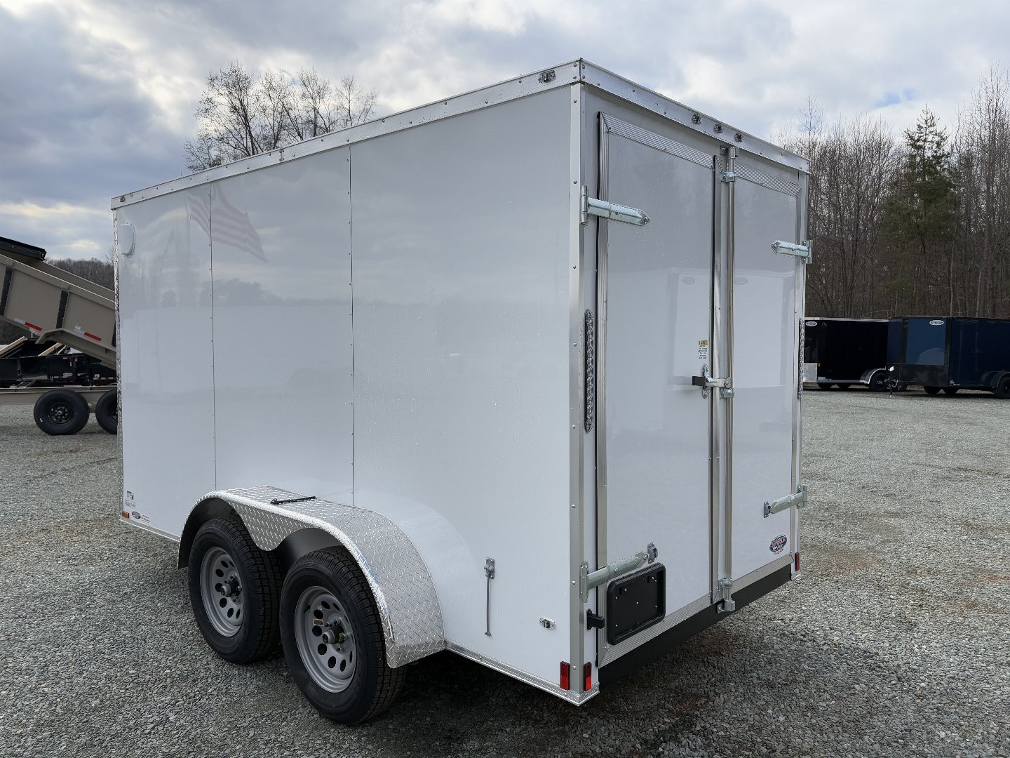 New 2025 ANVIL 6X12 7k Enclosed w/ Double Rear Doors & Poly-Core Exterior