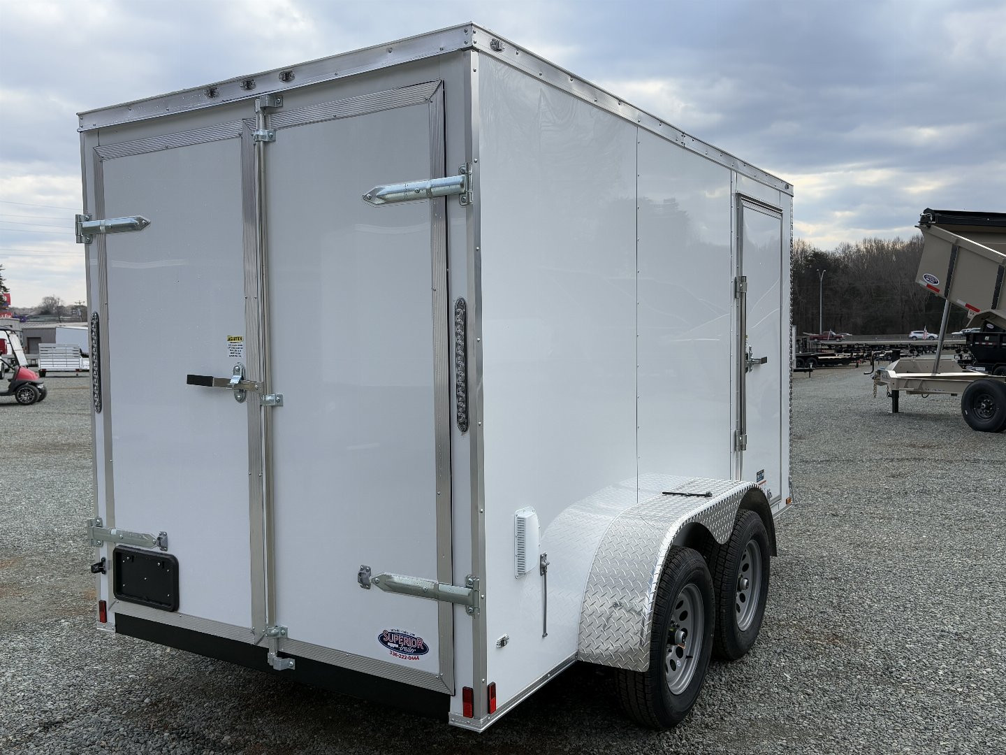 New 2025 ANVIL 6X12 7k Enclosed w/ Double Rear Doors & Poly-Core Exterior
