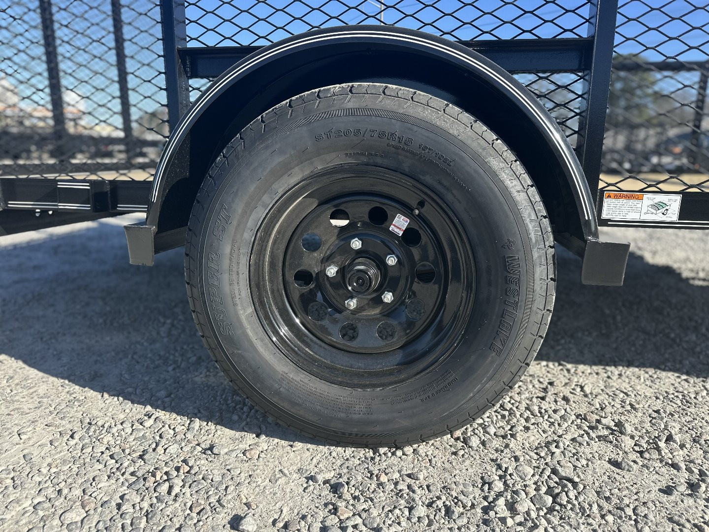 New 2025 TEXAS BRAGG TRAILERS 6x12P w/ 2ft Expanded Sides and Gate Utility Trailer