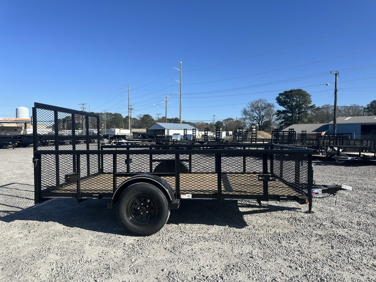 New 2025 TEXAS BRAGG TRAILERS 6x12P w/ 2ft Expanded Sides and Gate Utility Trailer