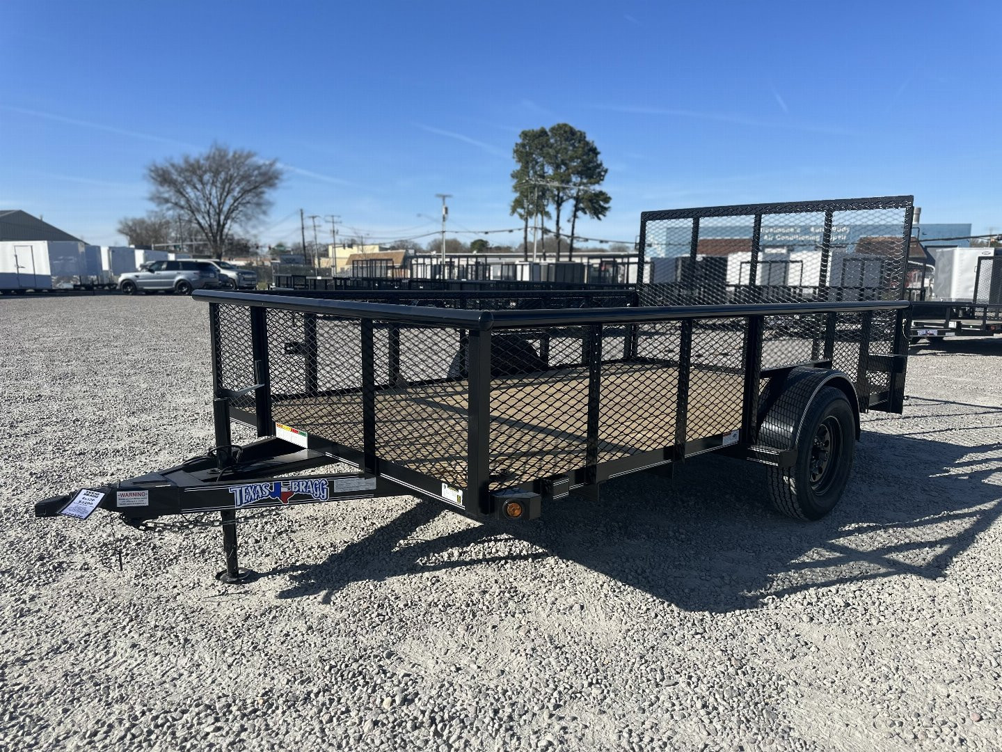 New 2025 TEXAS BRAGG TRAILERS 6x12P w/ 2ft Expanded Sides and Gate Utility Trailer