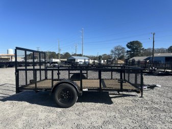 New 2025 TEXAS BRAGG TRAILERS 6x12P w/ 2ft Expanded Sides and Gate Utility Trailer