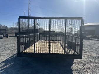 New 2025 TEXAS BRAGG TRAILERS 6x12P w/ 2ft Expanded Sides and Gate Utility Trailer