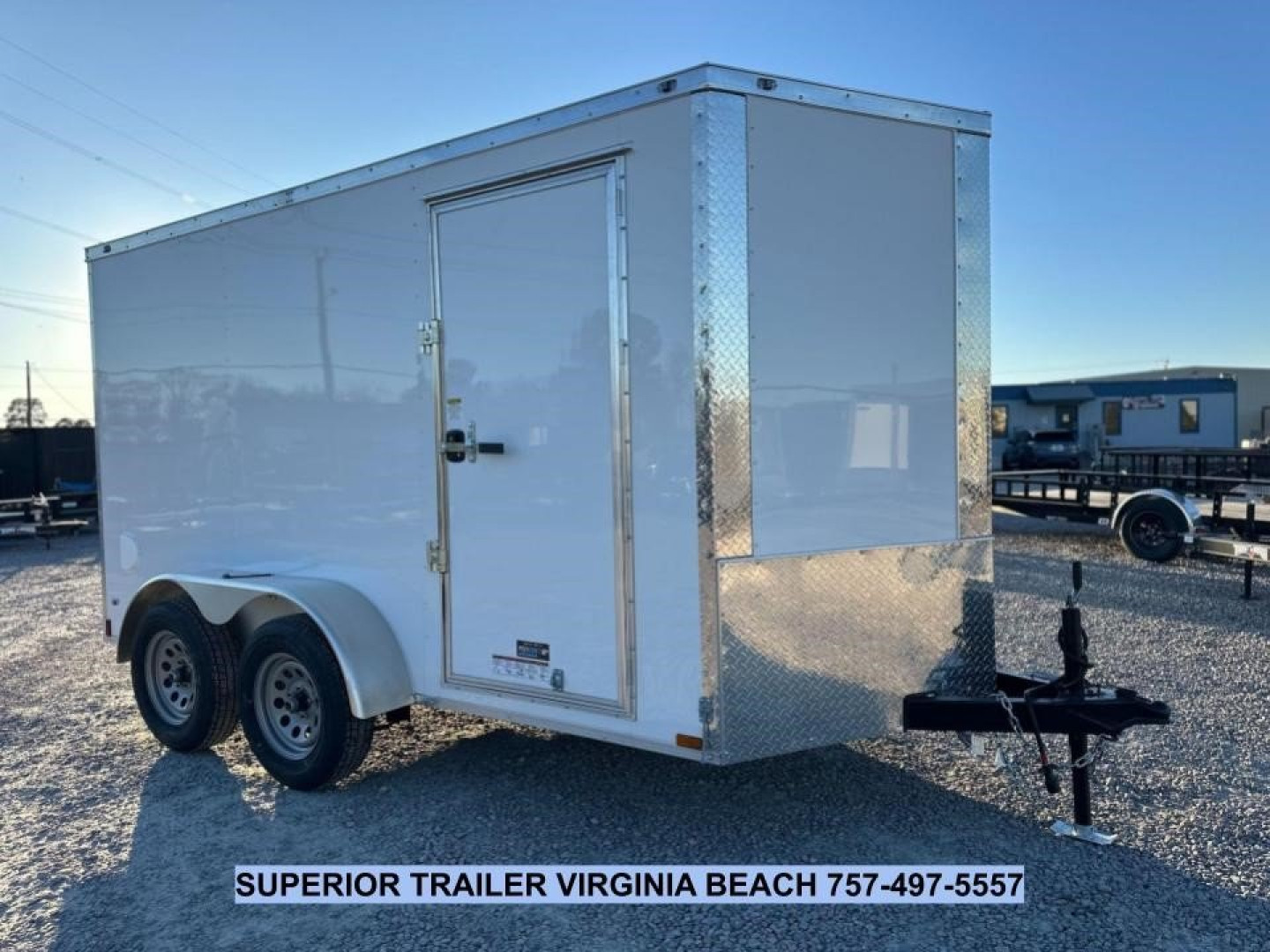 New 2025 ANVIL 6X12 7K Enclosed w/Ramp Door & Poly-Core Exterior