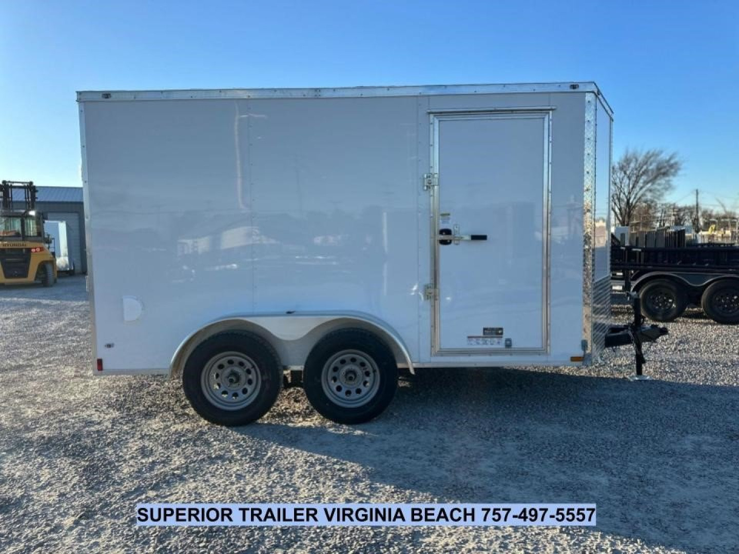 New 2025 ANVIL 6X12 7K Enclosed w/Ramp Door & Poly-Core Exterior