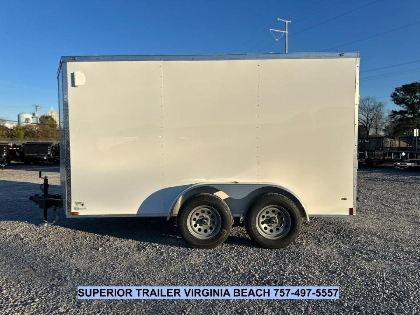 New 2025 ANVIL 6X12 7K Enclosed w/Ramp Door & Poly-Core Exterior