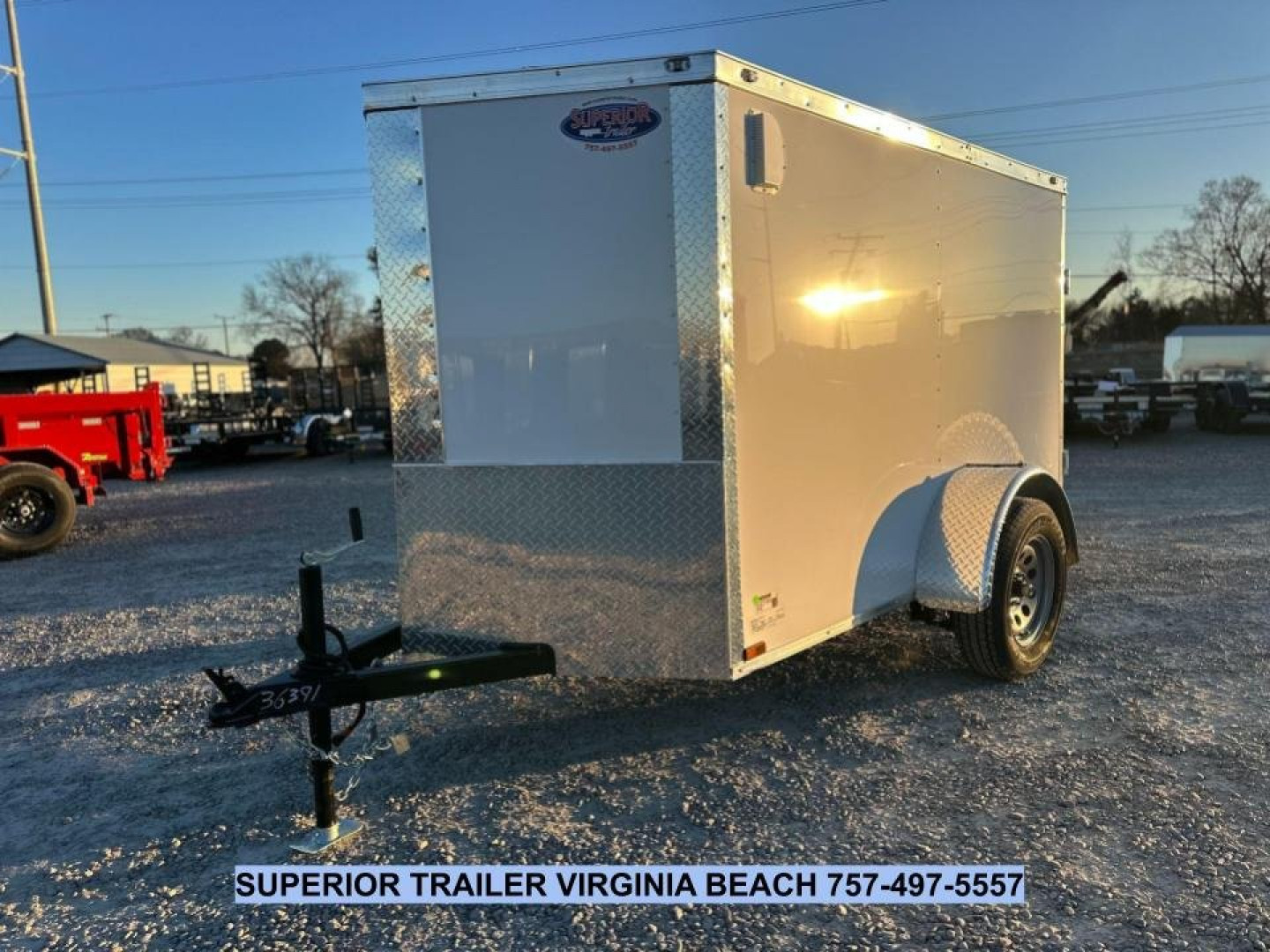New 2025 ANVIL 5X8 w/ Double Rear Doors Cargo / Enclosed Trailer
