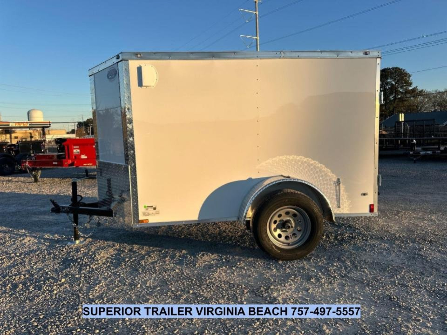 New 2025 ANVIL 5X8 w/ Double Rear Doors Cargo / Enclosed Trailer