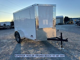 New 2025 ANVIL 5X8 w/ Double Rear Doors Cargo / Enclosed Trailer