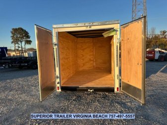 New 2025 ANVIL 5X8 w/ Double Rear Doors Cargo / Enclosed Trailer