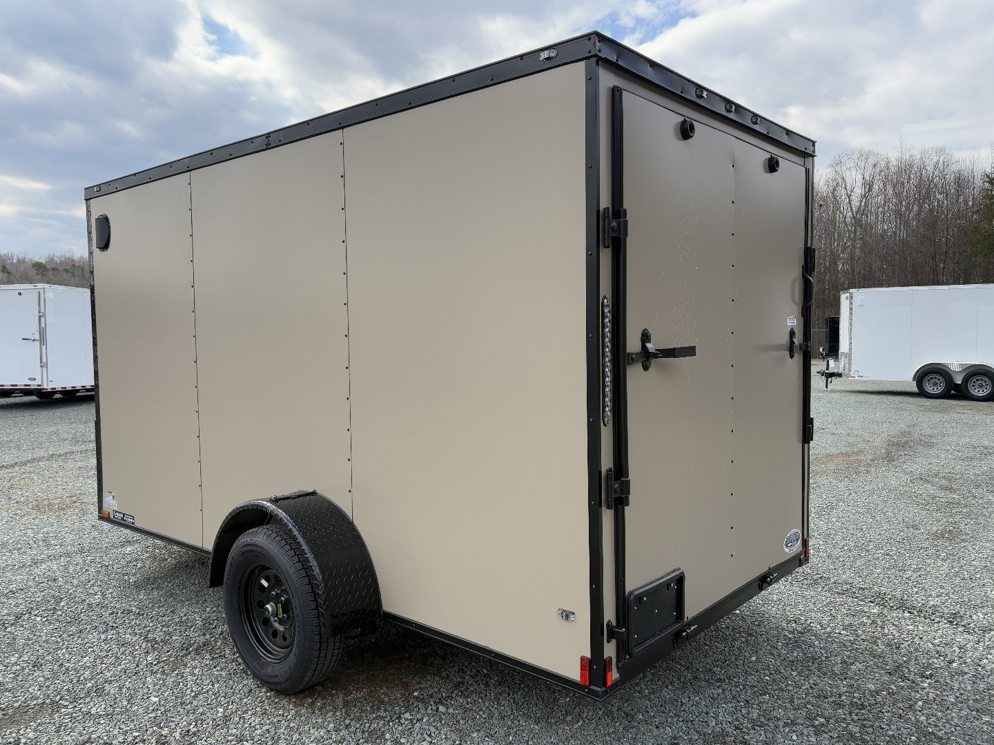New 2025 ANVIL 6X12 Enclosed w/ Ramp, Black Out Package & Poly-Core Exterior