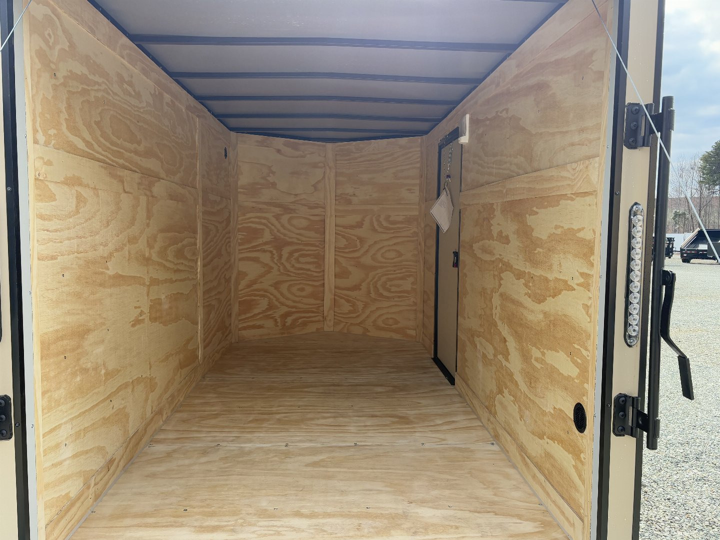 New 2025 ANVIL 6X12 Enclosed w/ Ramp, Black Out Package & Poly-Core Exterior