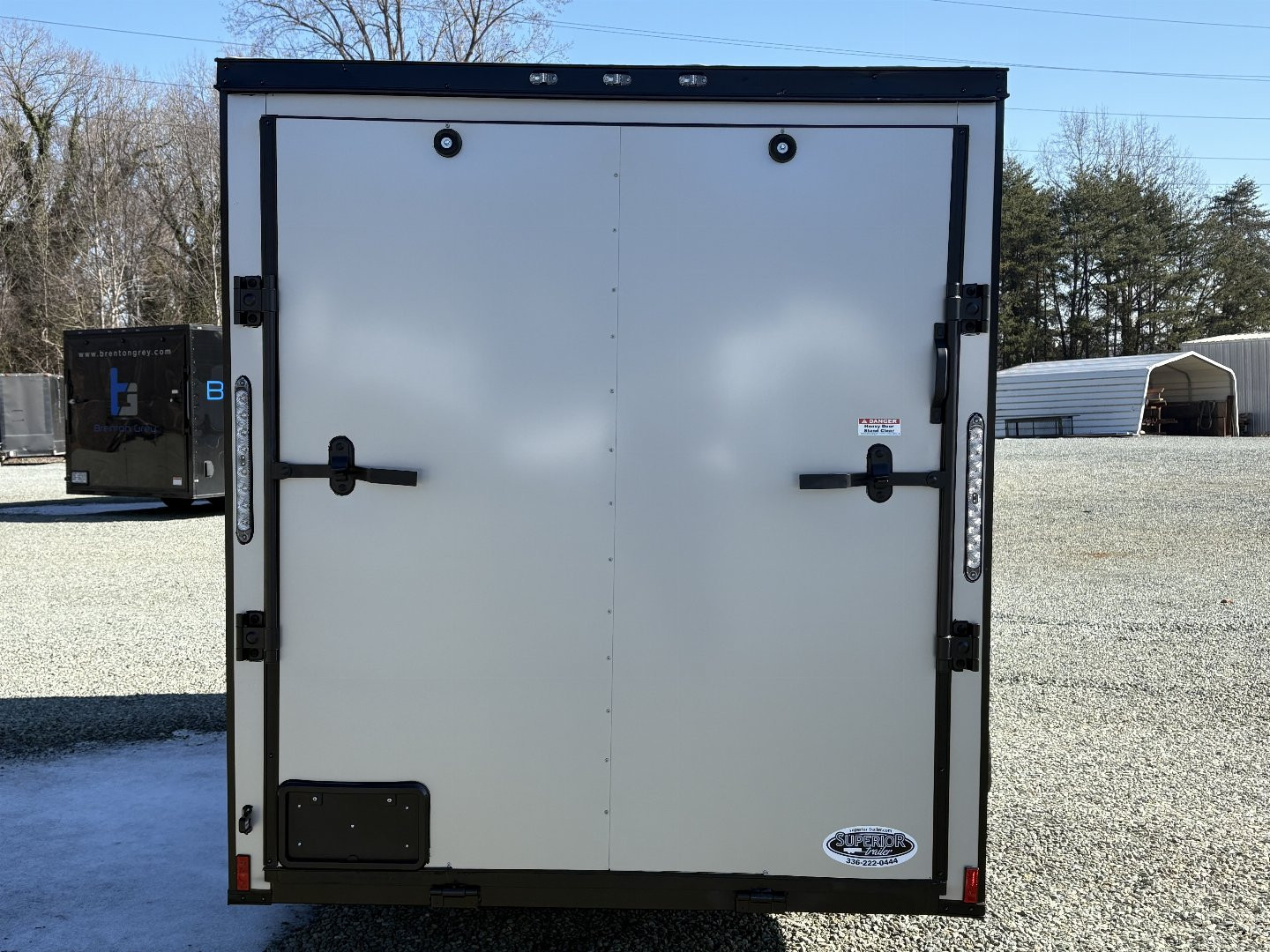 New 2025 ANVIL 6X10 Enclosed w/ Ramp, Black Out Package & Poly-Core Exterior