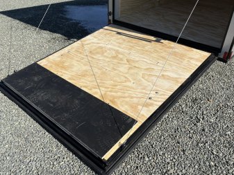 New 2025 ANVIL 6X10 Enclosed w/ Ramp, Black Out Package & Poly-Core Exterior