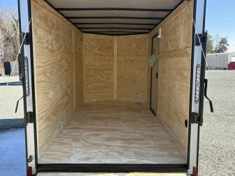 New 2025 ANVIL 6X10 Enclosed w/ Ramp, Black Out Package & Poly-Core Exterior