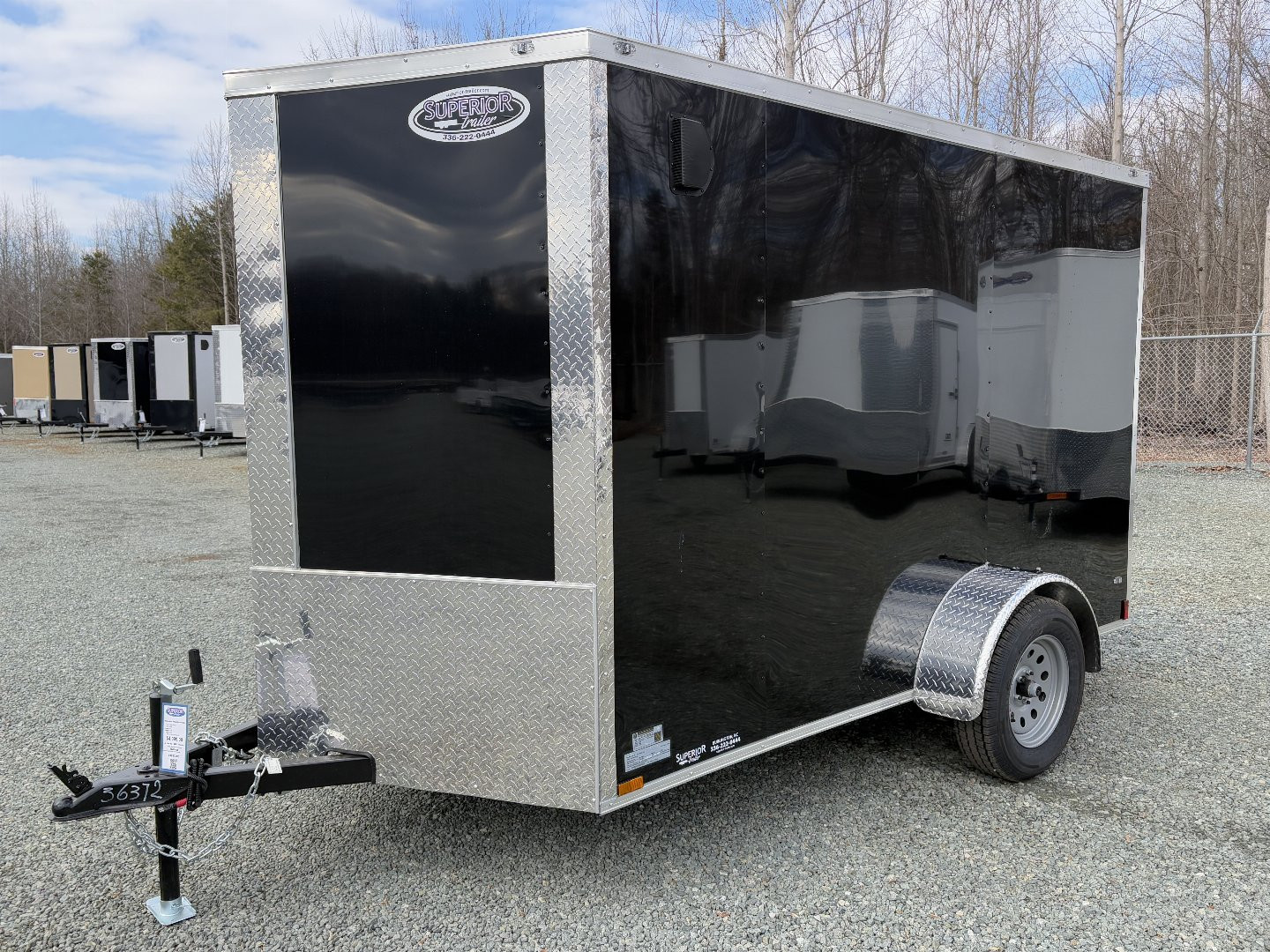 New 2025 ANVIL 6X10 Enclosed w/ Ramp, Side Door & Poly- Core Exterior
