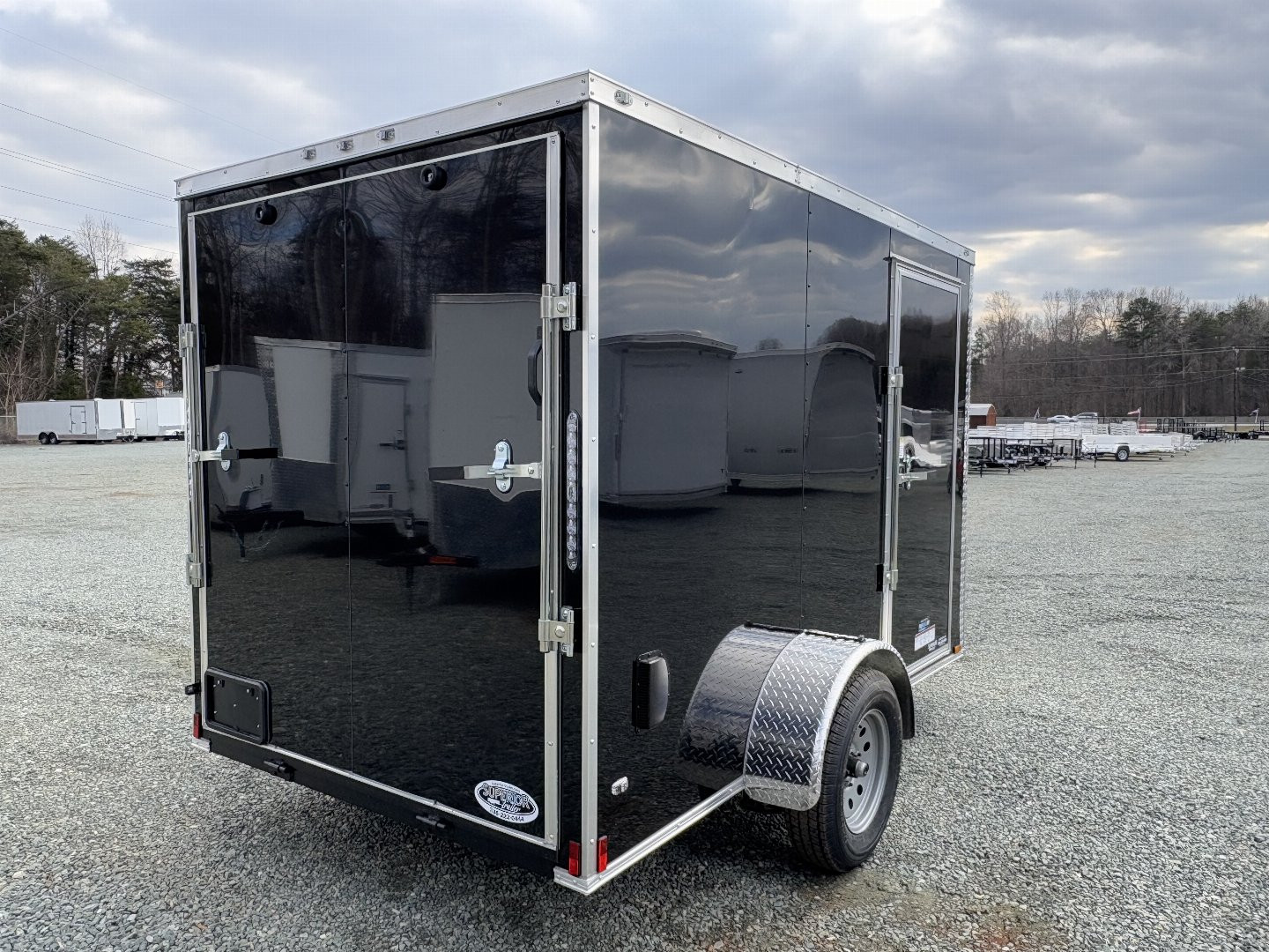 New 2025 ANVIL 6X10 Enclosed w/ Ramp, Side Door & Poly- Core Exterior