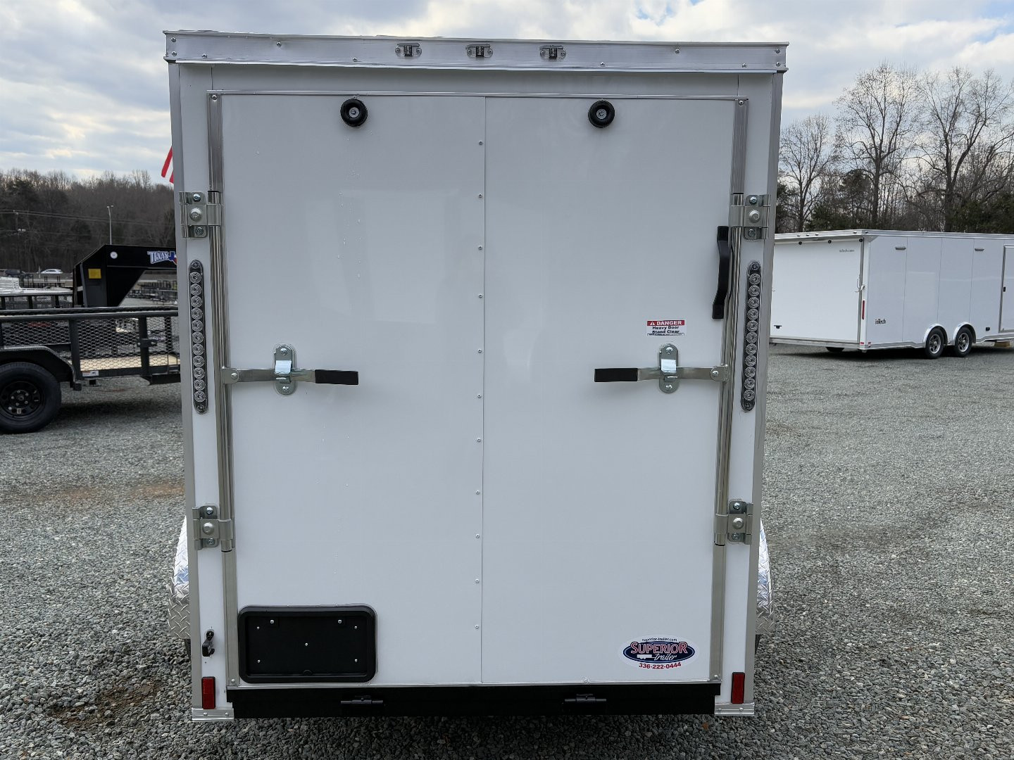 New 2025 ANVIL 5X8 Enclosed w/ 6" Extra Height, Ramp Door & Poly-Core Exterior