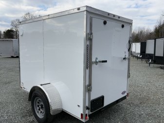 New 2025 ANVIL 5X8 Enclosed w/ 6" Extra Height, Ramp Door & Poly-Core Exterior