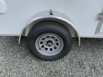 New 2025 ANVIL 5X8 Enclosed w/ 6" Extra Height, Ramp Door & Poly-Core Exterior