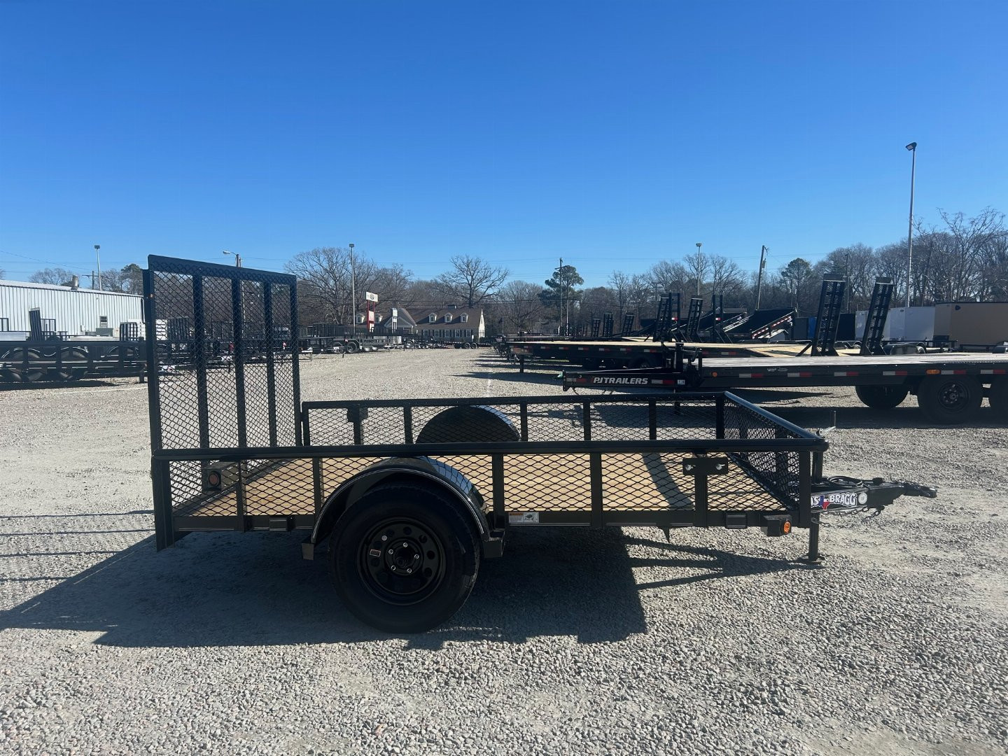 New 2025 TEXAS BRAGG TRAILERS 6x10P w/ Expanded Sides and Gate Utility Trailer