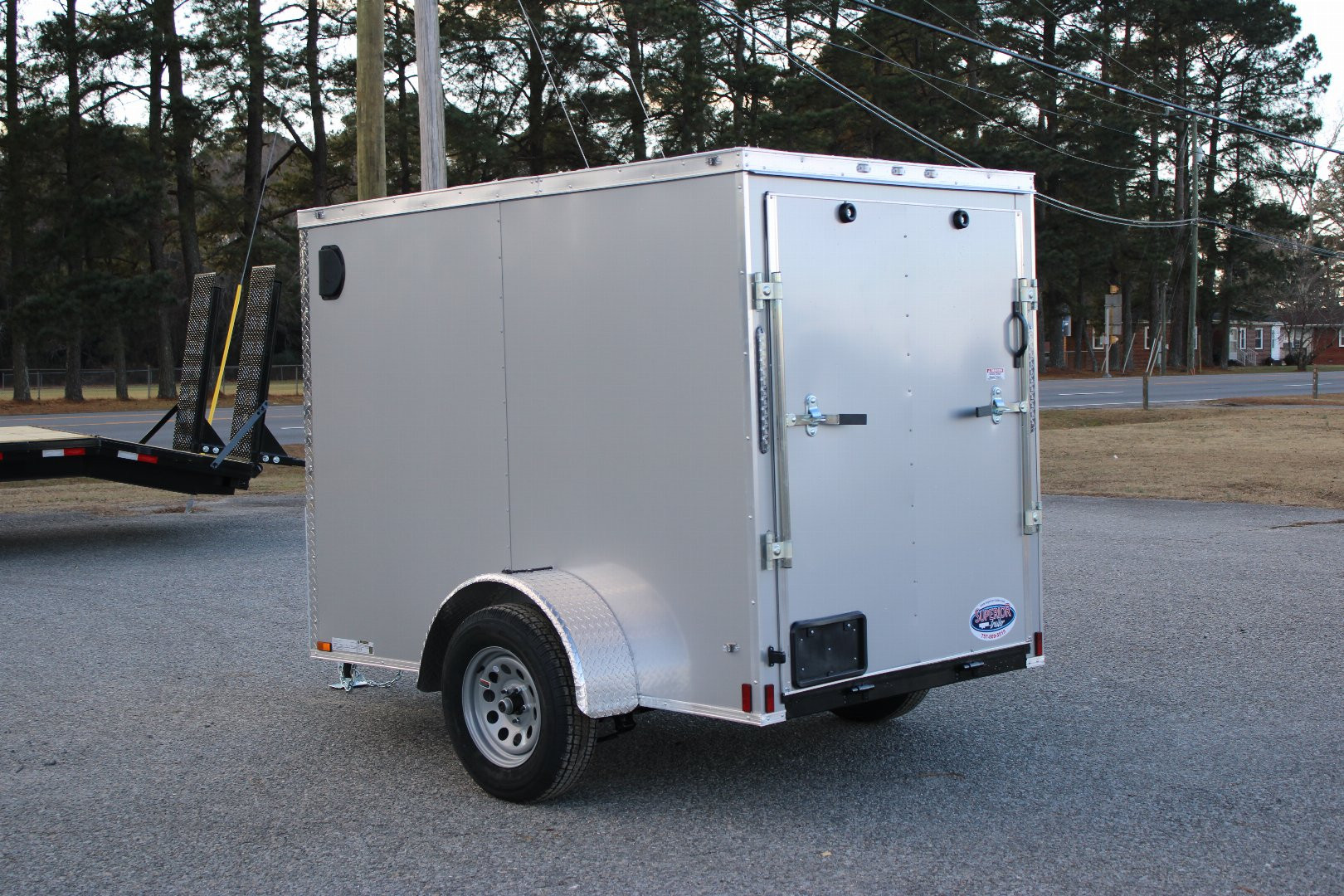 New 2025 ANVIL 5X8 w/Ramp & Side Door Cargo / Enclosed Trailer