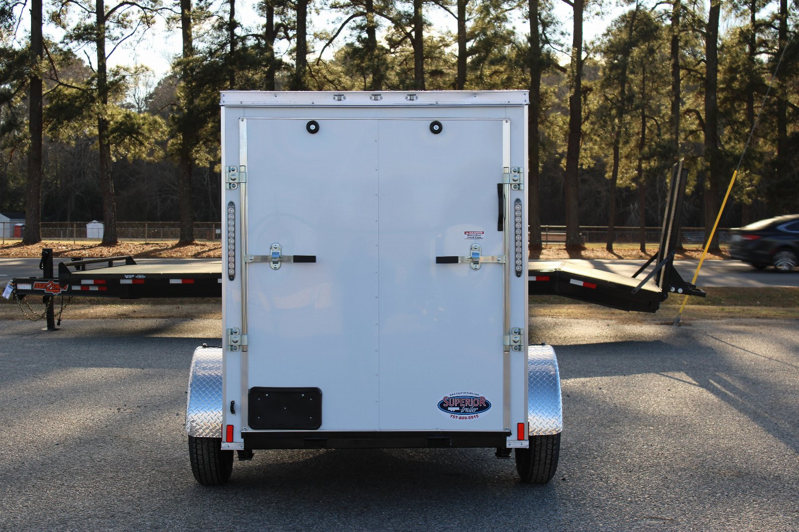 New 2025 ANVIL 5X8 w/Ramp Cargo / Enclosed Trailer