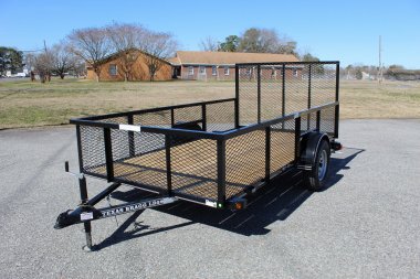 New 2025 TEXAS BRAGG TRAILERS 6x12LD w/ 2' Sides & Gate Utility Trailer