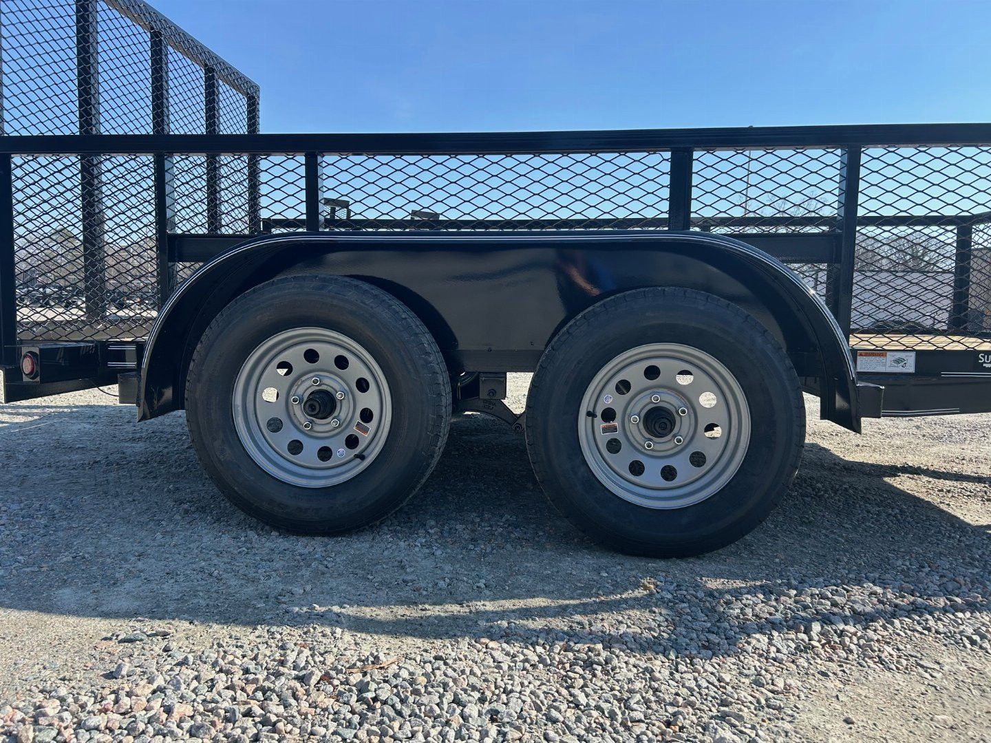 New 2025 TEXAS BRAGG TRAILERS 12LD w/ 2' Exp Metal Sides & Gate Utility Trailer