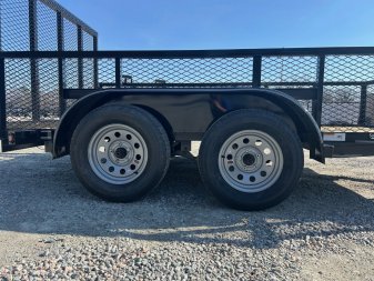 New 2025 TEXAS BRAGG TRAILERS 12LD w/ 2' Exp Metal Sides & Gate Utility Trailer