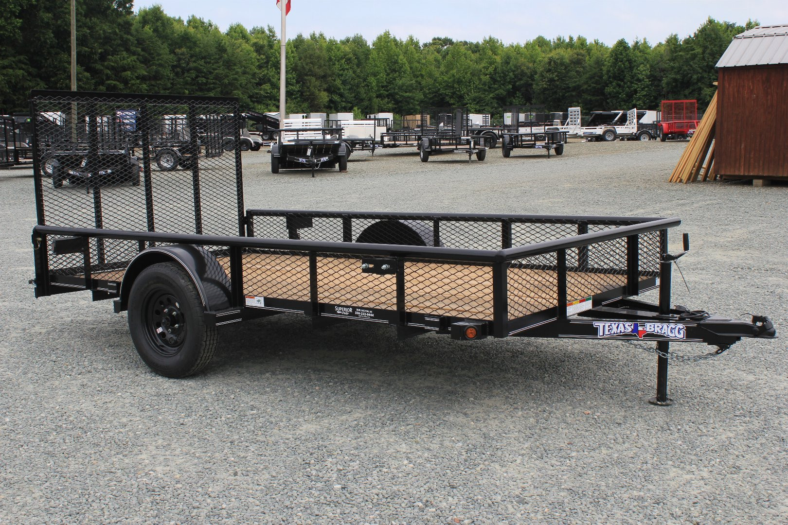 New 2025 TEXAS BRAGG TRAILERS 6x12P w/ Expanded Sides and Gate Utility Trailer